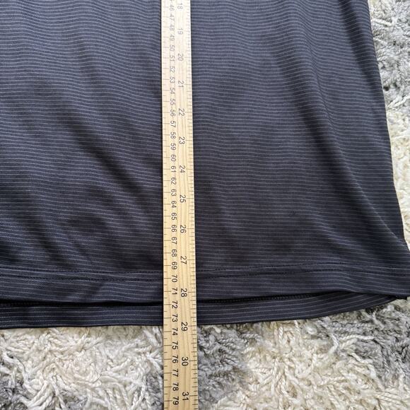 Tommy Bahama Charcoal Grey Pinstriped Polo Men’s Size XL - Picture 7 of 7
